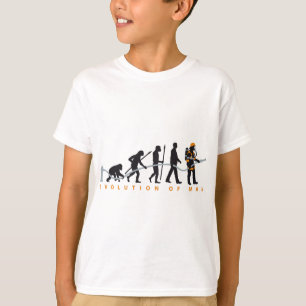 evolution of man fire fighter T-Shirt