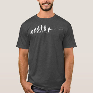 Evolution of Man Fly Fishing T-Shirt