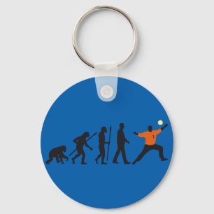 evolution of man handball goal keeper key ring