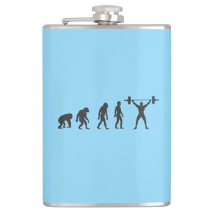 Evolution of Man Hip Flask