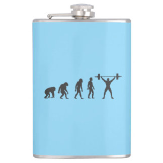 Evolution of Man Hip Flask