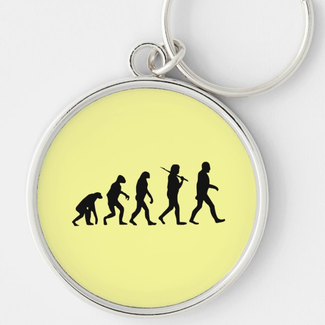Evolution of Man Key Ring (Front)