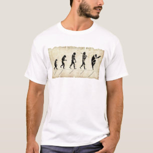 Evolution of man / kung fu T-Shirt