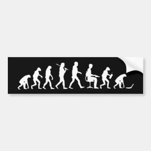 Evolution of Man Laptop Bumper Sticker