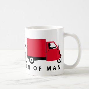 Evolution of man Piaggio Ape mini transporter Coffee Mug