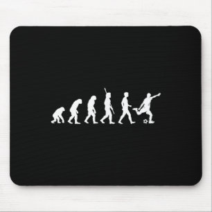 Evolution Of Man - Soccer Lover Soccer Player Mouse Pad