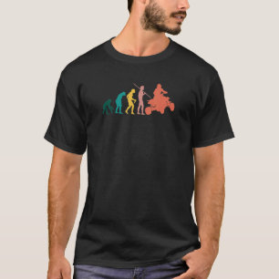 Evolution of Man to Quad Bike  Four Wheeling T-Shirt