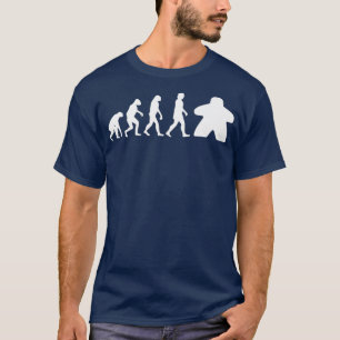 Evolution Of Meeple Board Gaming Meeples Premium T-Shirt