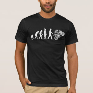Evolution of Motorcycle Rider T-Shirt
