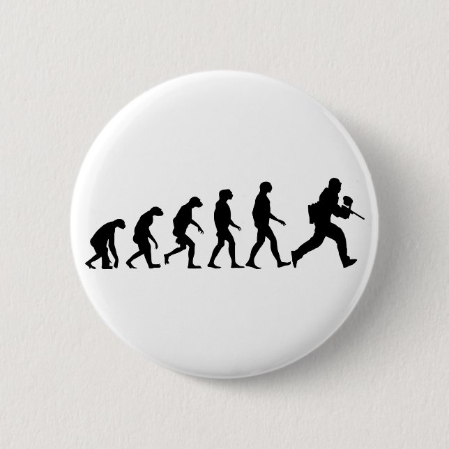 Evolution of Paintball 6 Cm Round Badge (Front)