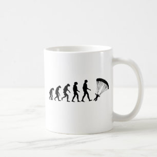 Evolution of Parachuting Coffee Mug