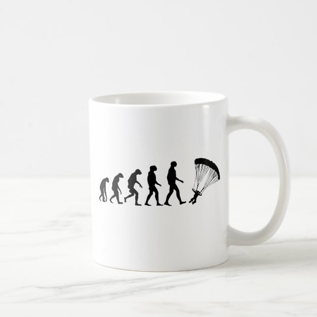 Evolution of Parachuting Coffee Mug (Right)