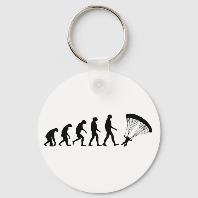 Evolution of Parachuting Key Ring (Front)