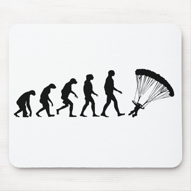 Evolution of Parachuting Mouse Pad (Front)