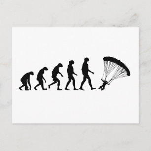 Evolution of Parachuting Postcard