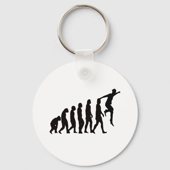 Evolution of Parkour (Free Running) Key Ring (Front)