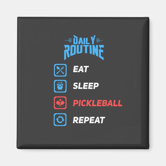 Evolution of Pickleball Magnet (Front)