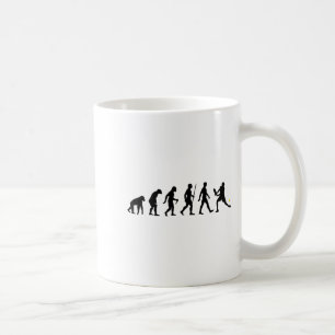 Evolution of pickleball pickle ball funny coffee mug