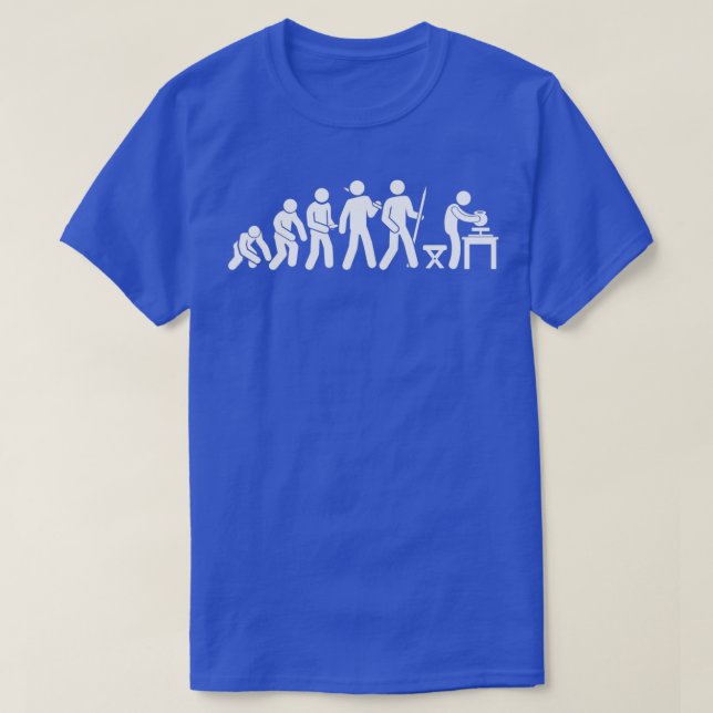 Evolution Of Pottery T-Shirt (Design Front)