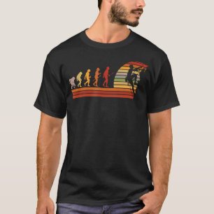 Evolution Of Rock Climbing Retro Vintage T-Shirt