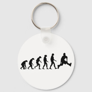 Evolution of Rollerblading Key Ring
