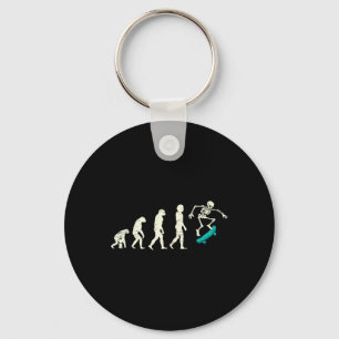Evolution Of Skateboarding Key Ring