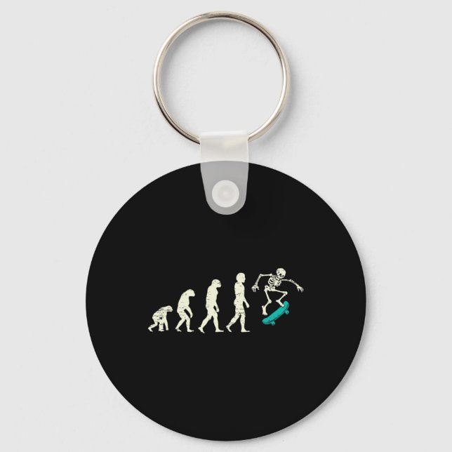 Evolution Of Skateboarding  Key Ring (Front)