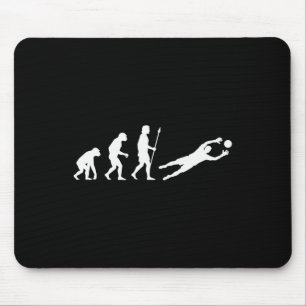 Evolution Of Soccer Goalkeeper Footll Goalie Divin Mouse Pad