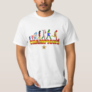 Evolution of Spanish football Spain World Champion T-Shirt