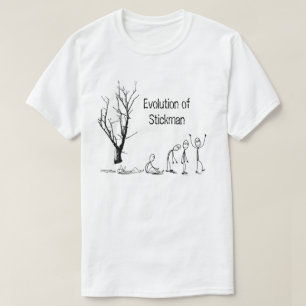 Evolution of Stickman Basic T-Shirt