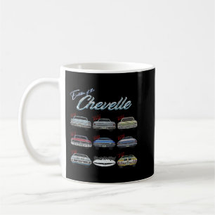 Evolution of the Chevelle,SS,Hotrod,Muscle Car,SS4 Coffee Mug