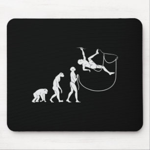 Evolution Of The Climber Fun Rock Climbing Mouse Pad