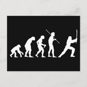 Evolution of the Ninja - from man to ninja Postcard