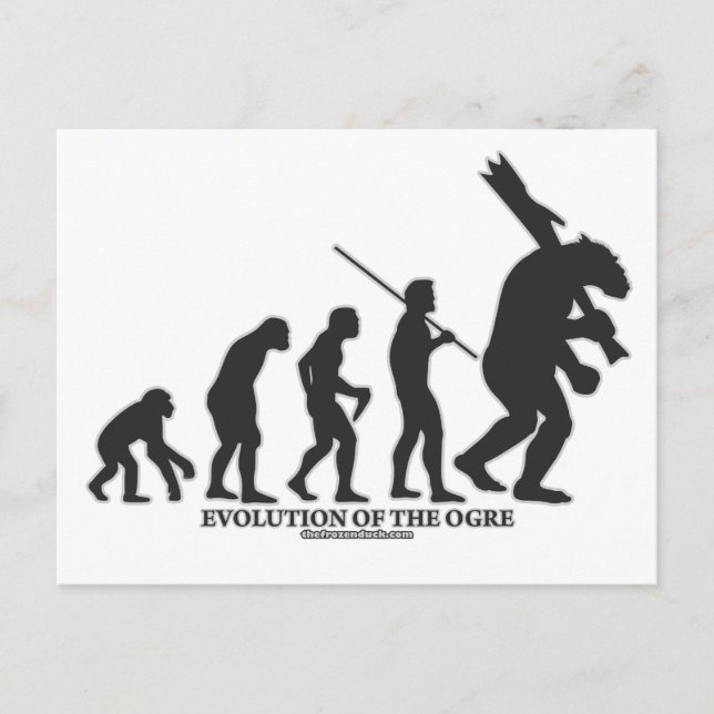 Evolution of the Ogre Postcard (Front)
