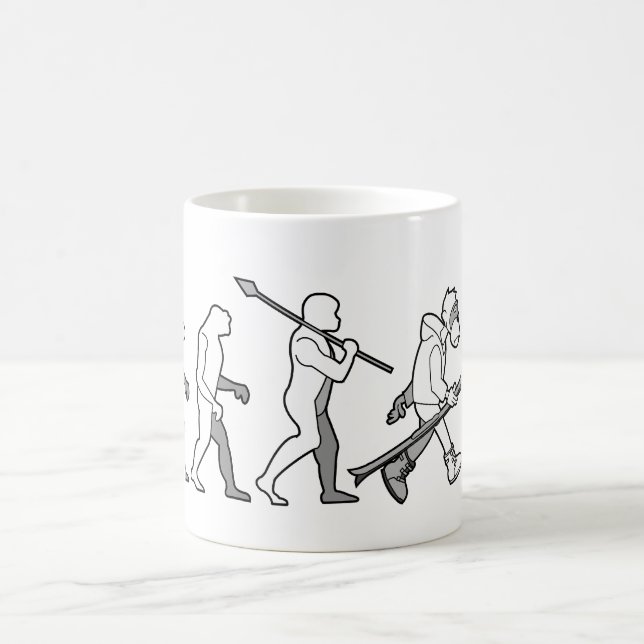 Evolution of the snow boarder coffee mug (Center)