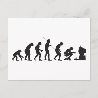 Evolution of Video Games Gaming Gamer Postcard