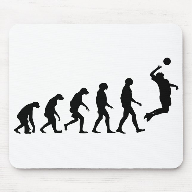 Evolution of Volleyball Mouse Pad (Front)