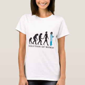 evolution of woman female doctor T-Shirt