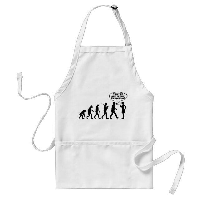 Evolution Of Women Pepper Spray - Funny Feminist Standard Apron (Front)