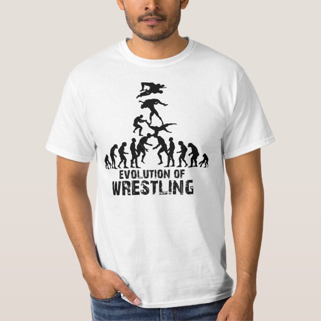 Evolution of Wrestling T-Shirt (Front)