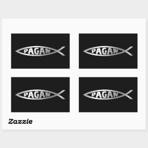 Evolution - Pagan Rectangular Sticker