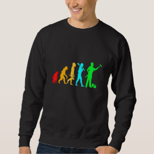 Evolution Paint Artist House Painter For Men Sweatshirt