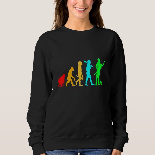 Evolution Paint Artist House Painter For Men Sweatshirt (Front)