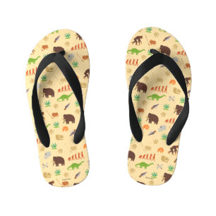 Evolution Pattern Kid's Thongs