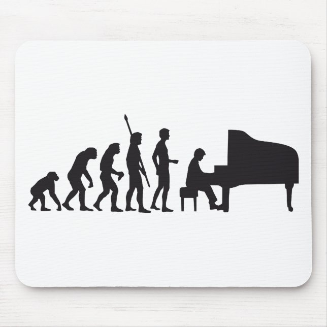 evolution piano mouse pad (Front)