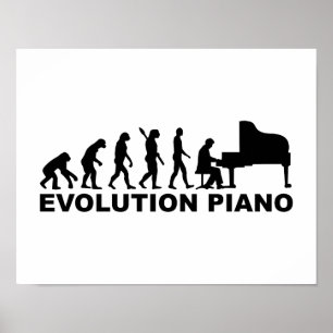 Evolution Piano Poster