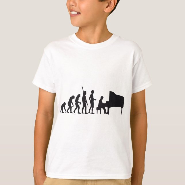 evolution piano T-Shirt (Front)