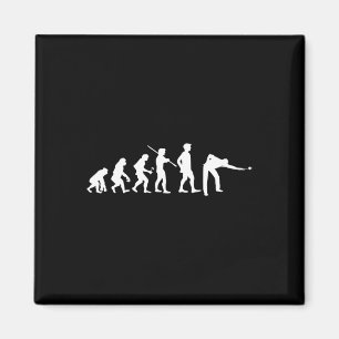Evolution Pool Funny Pool Player Billiards Player Magnet