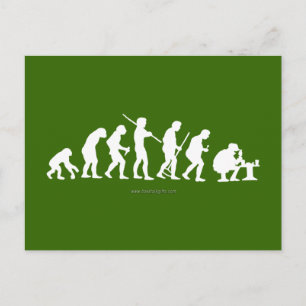 Evolution... Postcard
