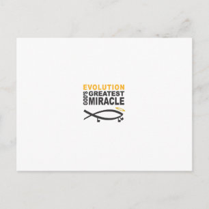 Evolution Postcard